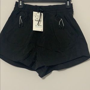 Zara small black athletic shorts
